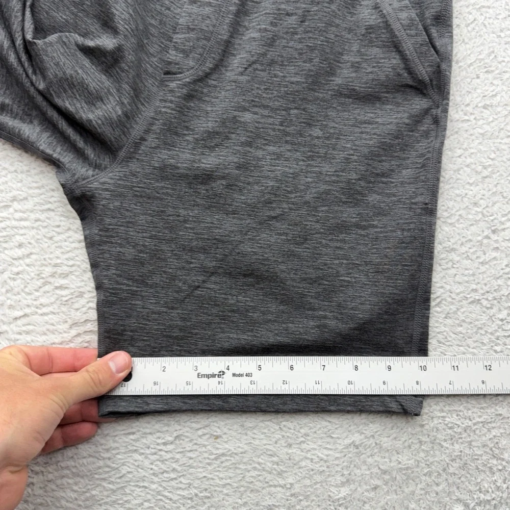 Marine Layer Weekend Sport Mens Small Gray Space Dye Athletic Drawstring Shorts
